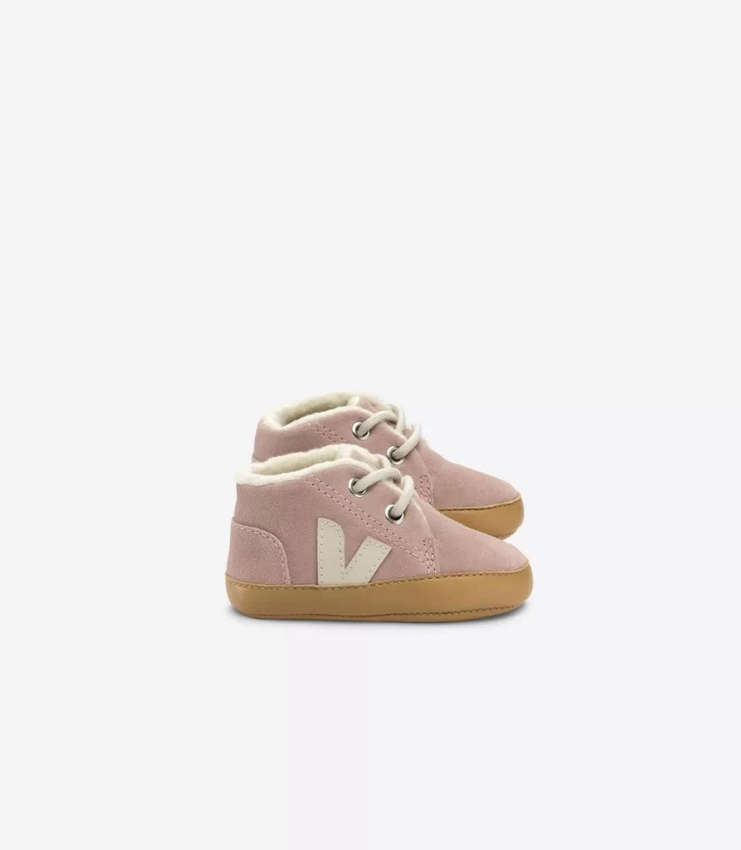 Enfant VEJA Baby<BABY FURED SUEDE BABE PIERRE