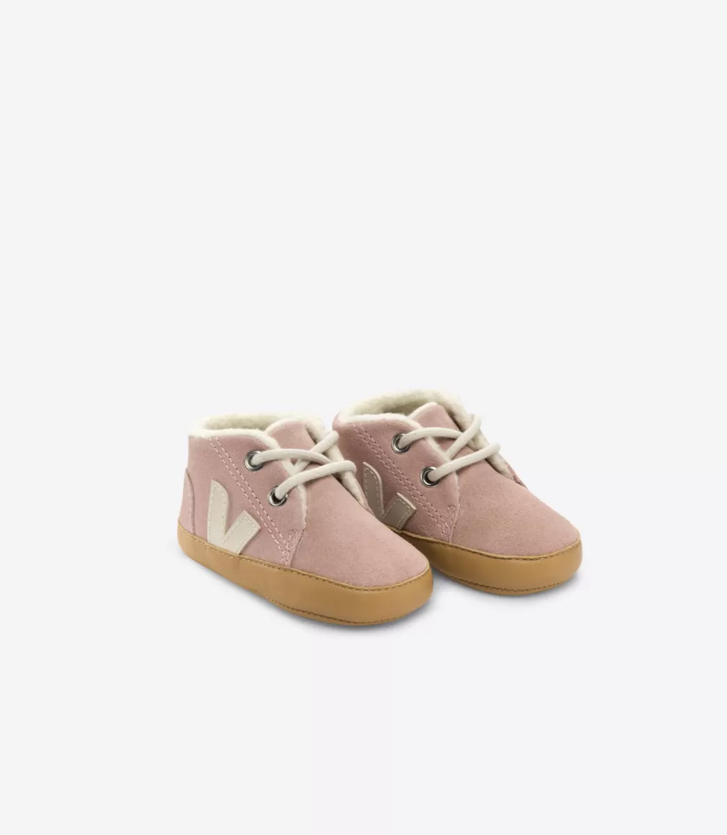 Enfant VEJA Baby<BABY FURED SUEDE BABE PIERRE