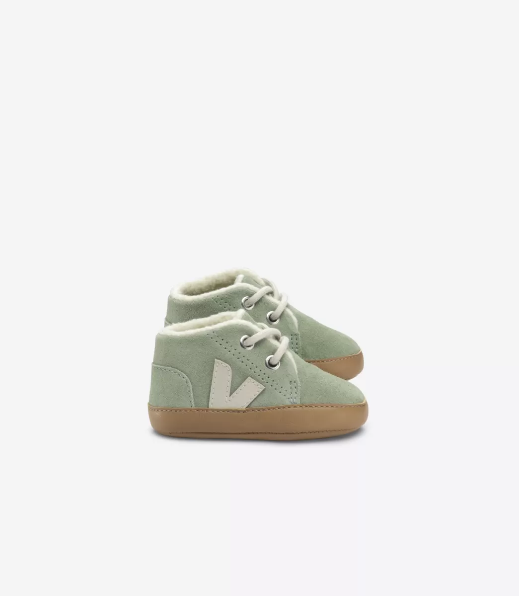 Enfant VEJA Baby<BABY FURED SUEDE CLAY PIERRE