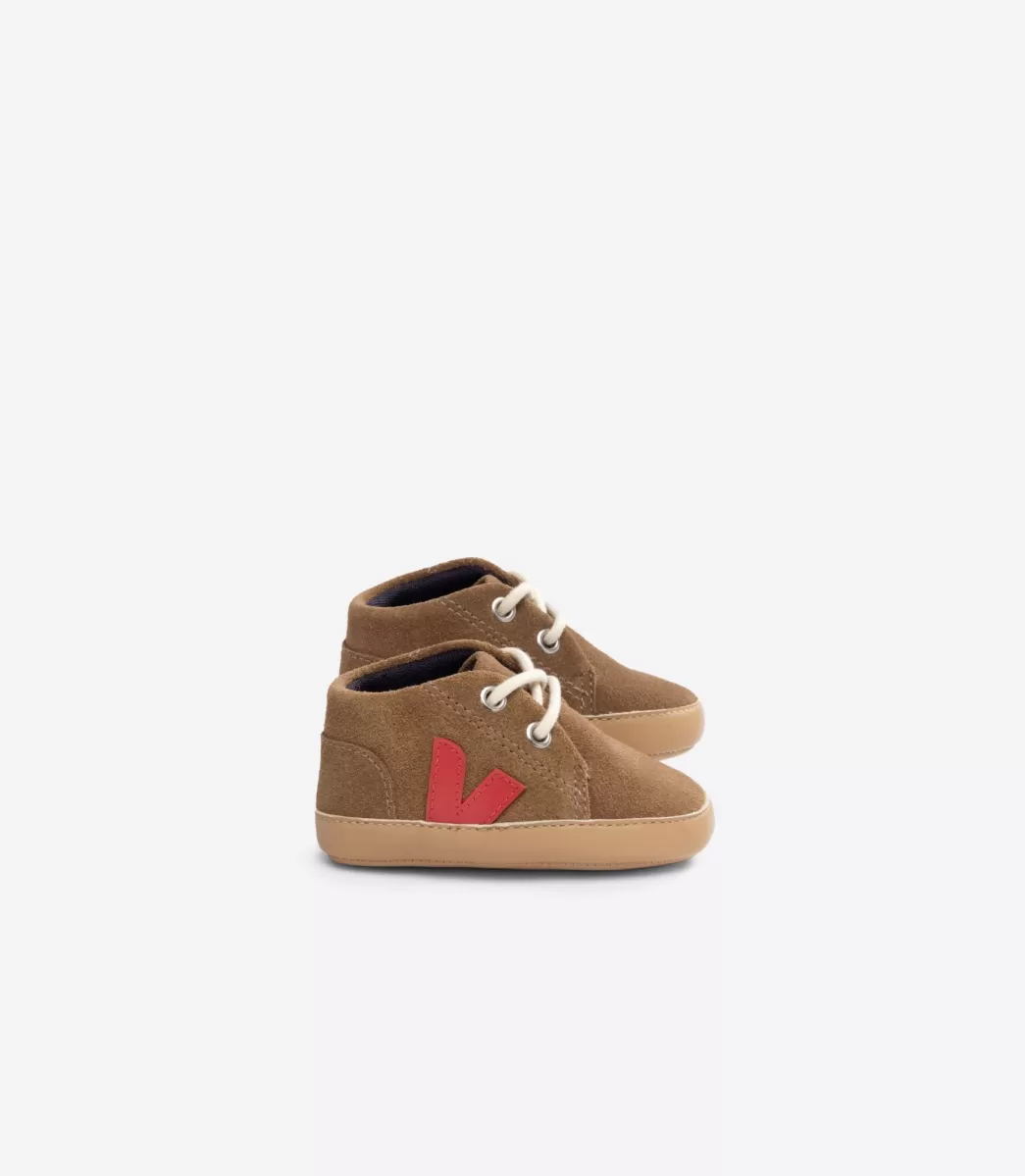 Enfant VEJA Baby<BABY SUEDE BROWN PEKIN