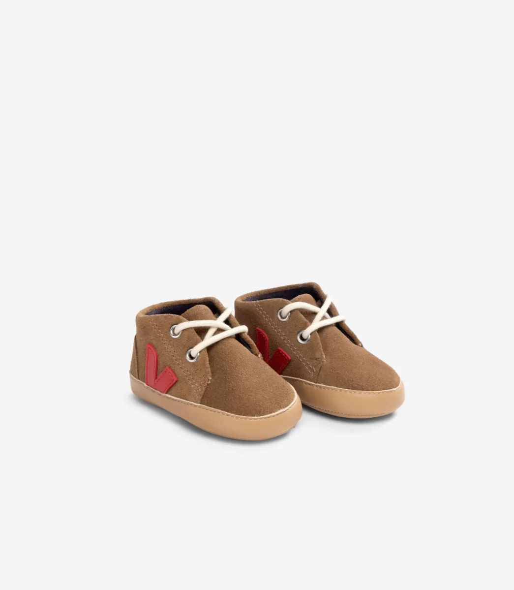 Enfant VEJA Baby<BABY SUEDE BROWN PEKIN