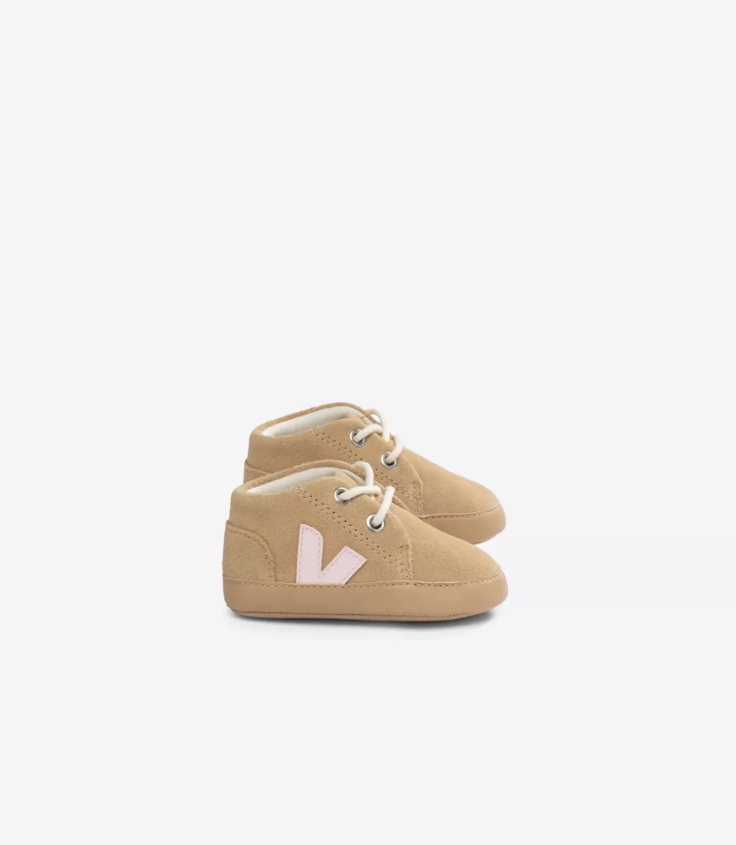 Enfant VEJA Baby<BABY SUEDE DESERT PETALE