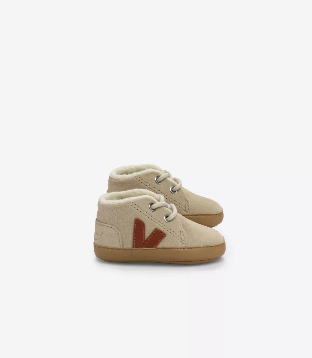 Enfant VEJA Collab | Baby<BABY SUEDE X BONPOINT ALMOND CANYON