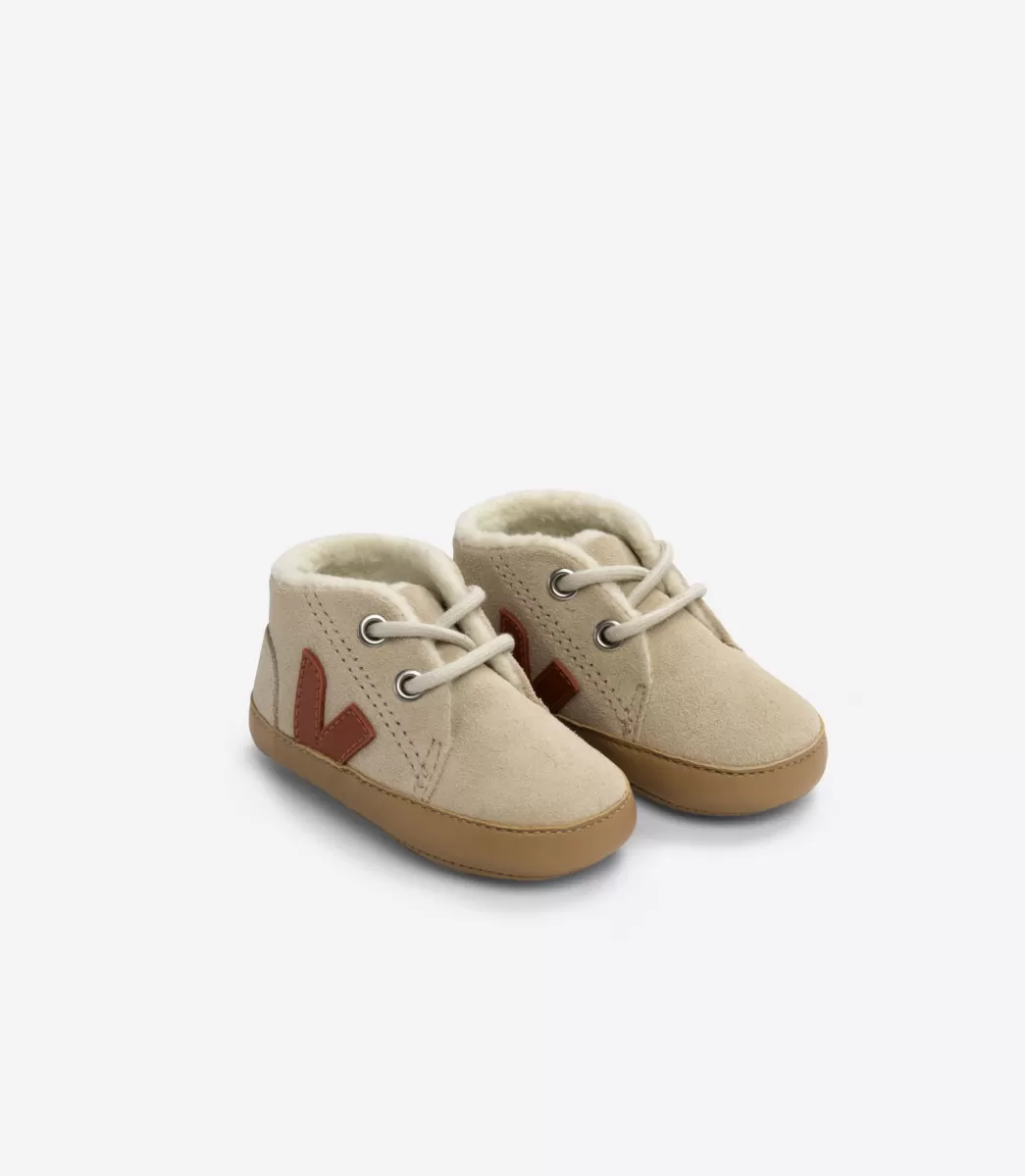 Enfant VEJA Collab | Baby<BABY SUEDE X BONPOINT ALMOND CANYON