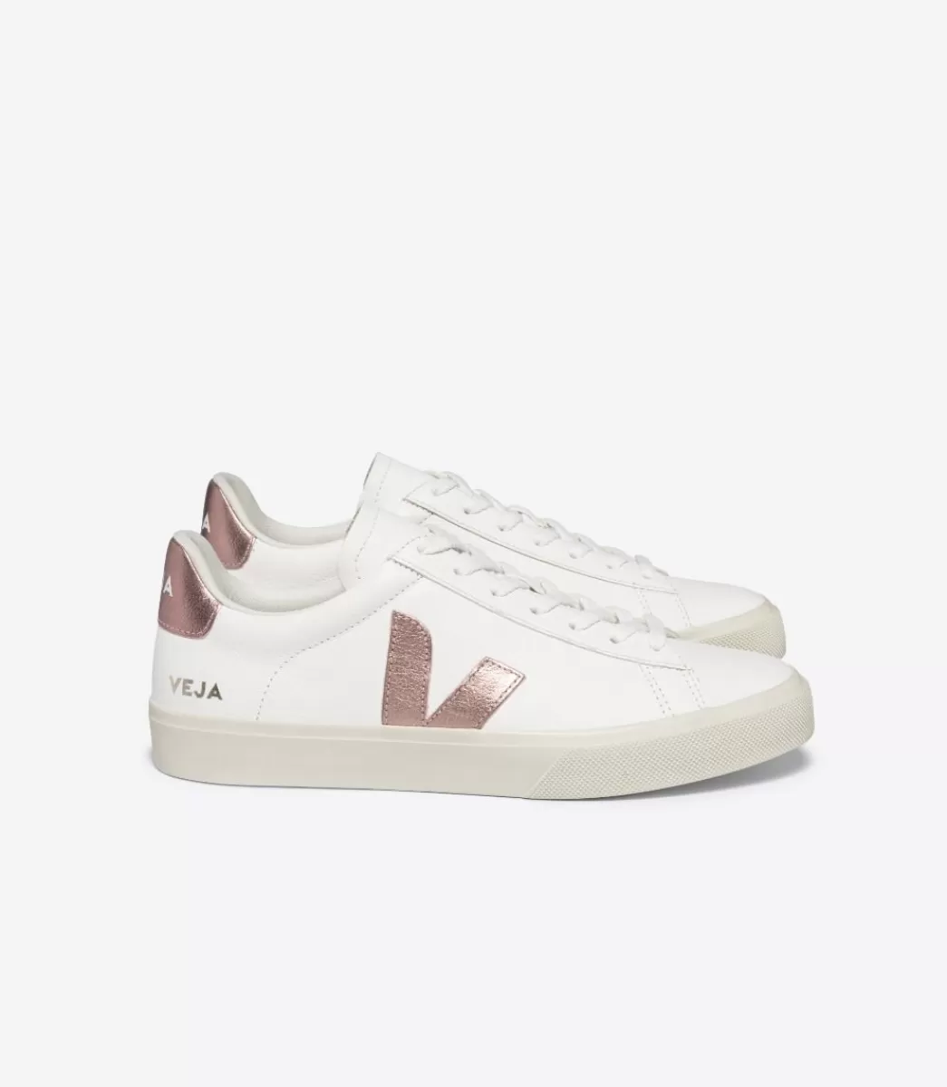VEJA Adultes<CAMPO LEATHER WHITE NACRE