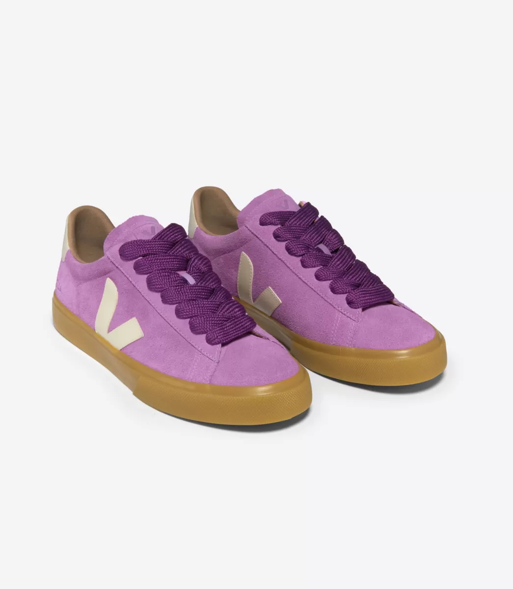 Femme VEJA Campo<CAMPO BOLD SUEDE MULBERRY PIERRE
