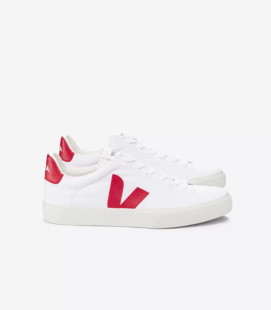Femme VEJA Adulte | Vegan<CAMPO CANVAS WHITE PEKIN
