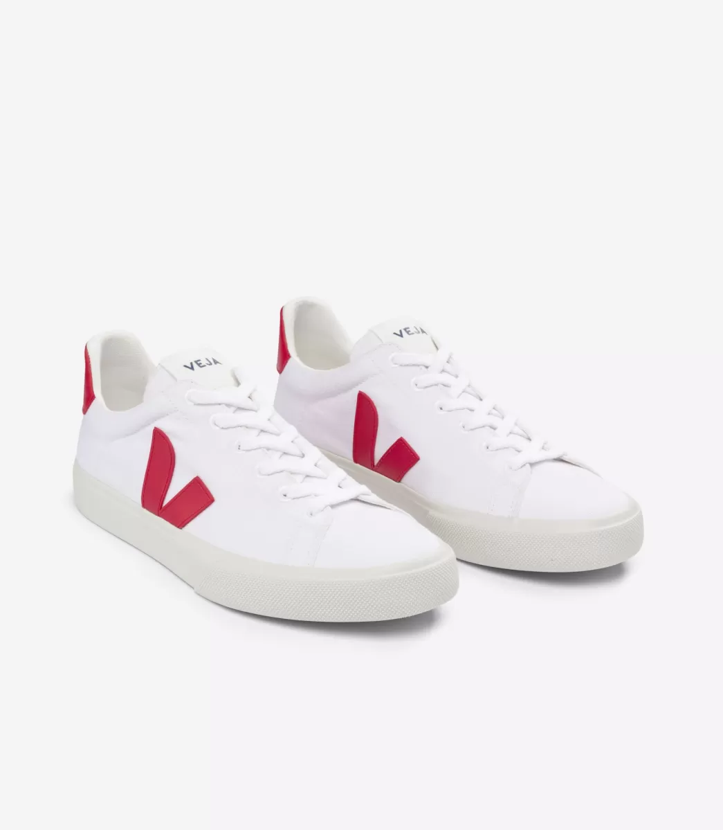 Femme VEJA Adulte | Vegan<CAMPO CANVAS WHITE PEKIN