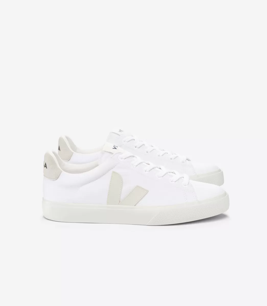 Femme VEJA Adulte | Vegan<CAMPO CANVAS WHITE PIERRE