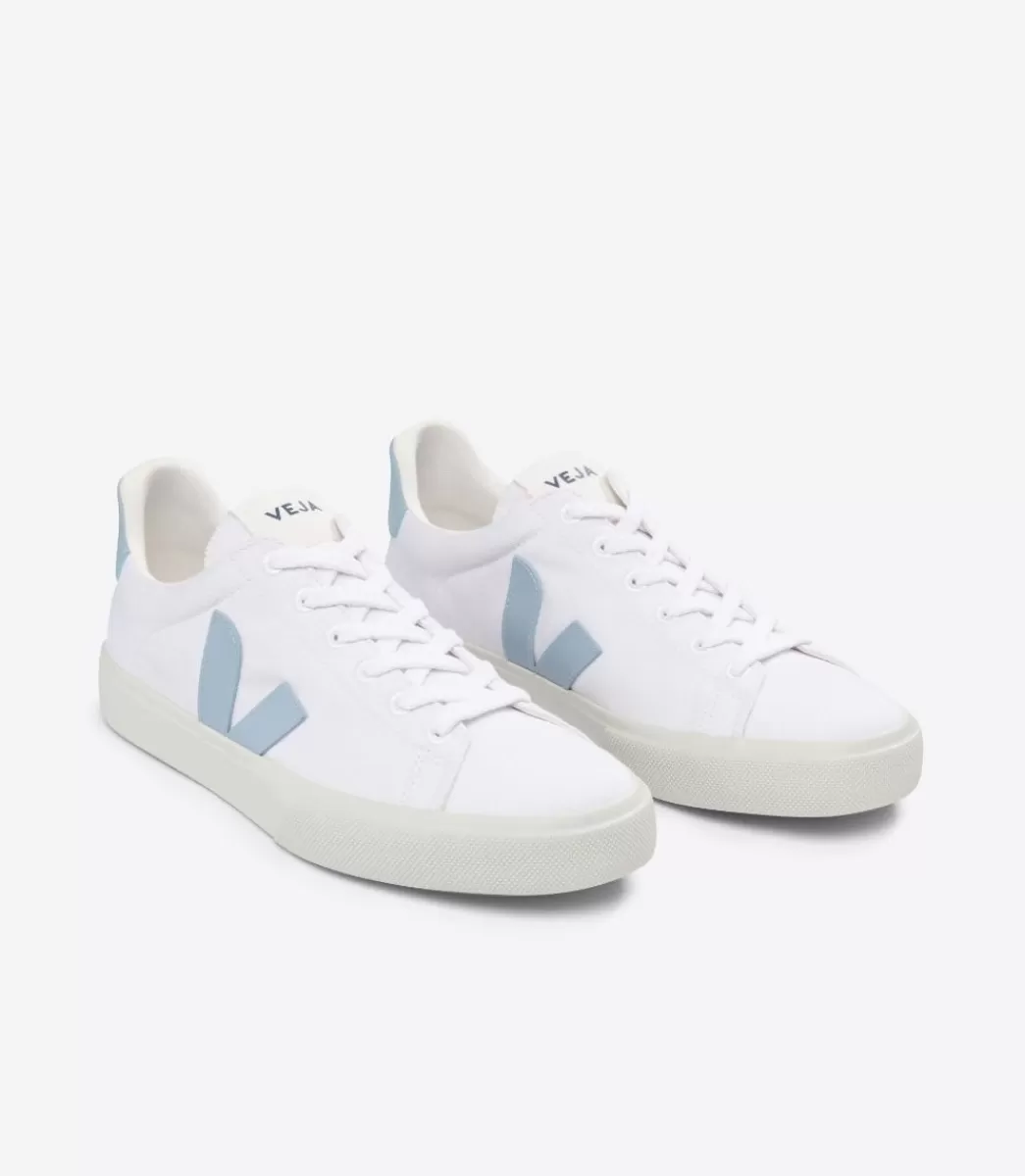 Femme VEJA Adulte | Vegan<CAMPO CANVAS WHITE STEEL
