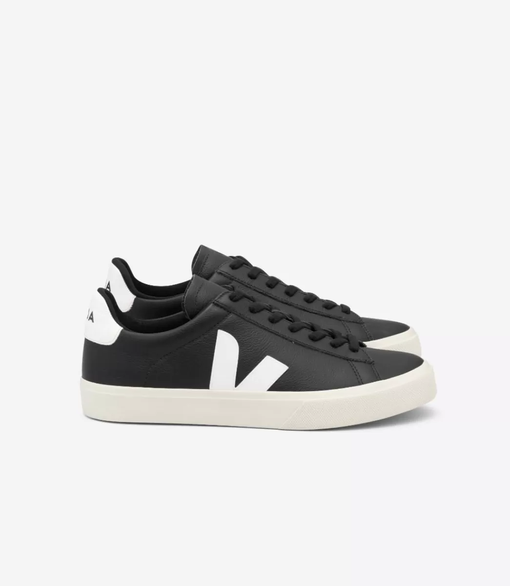 Femme VEJA Campo | Campo<CAMPO LEATHER BLACK WHITE