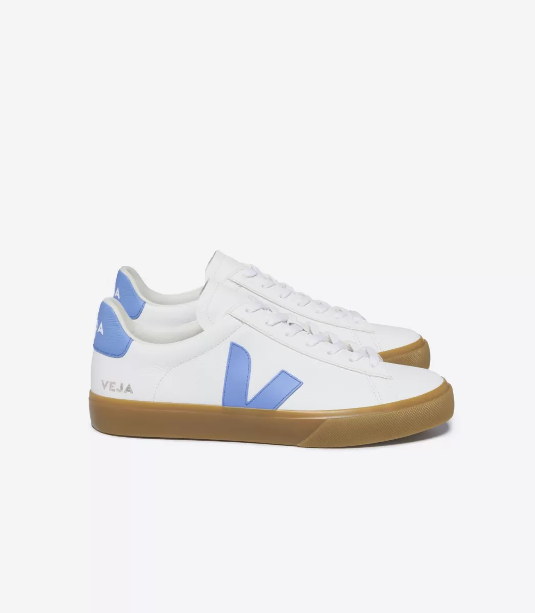Femme VEJA Campo | Campo<CAMPO LEATHER WHITE AQUA NATURAL