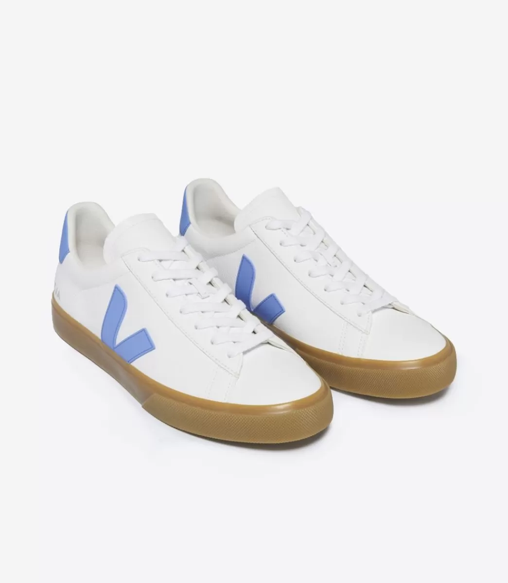Femme VEJA Campo | Campo<CAMPO LEATHER WHITE AQUA NATURAL