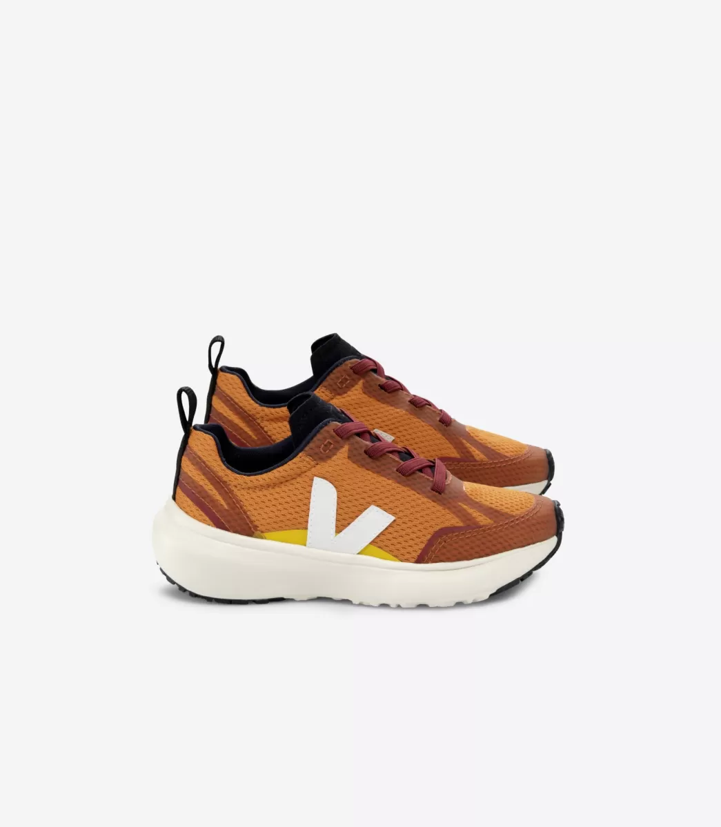 Enfant VEJA Enfant | Vegan<CANARY ALVEOMESH PUMPKIN WHITE
