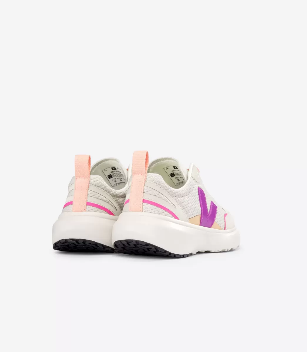 canary_elastic_laces_alveomesh_natural_lotus_2.webp Enfant VEJA Enfant | Vegan<CANARY ELASTIC LACES ALVEOMESH NATURAL LOTUS