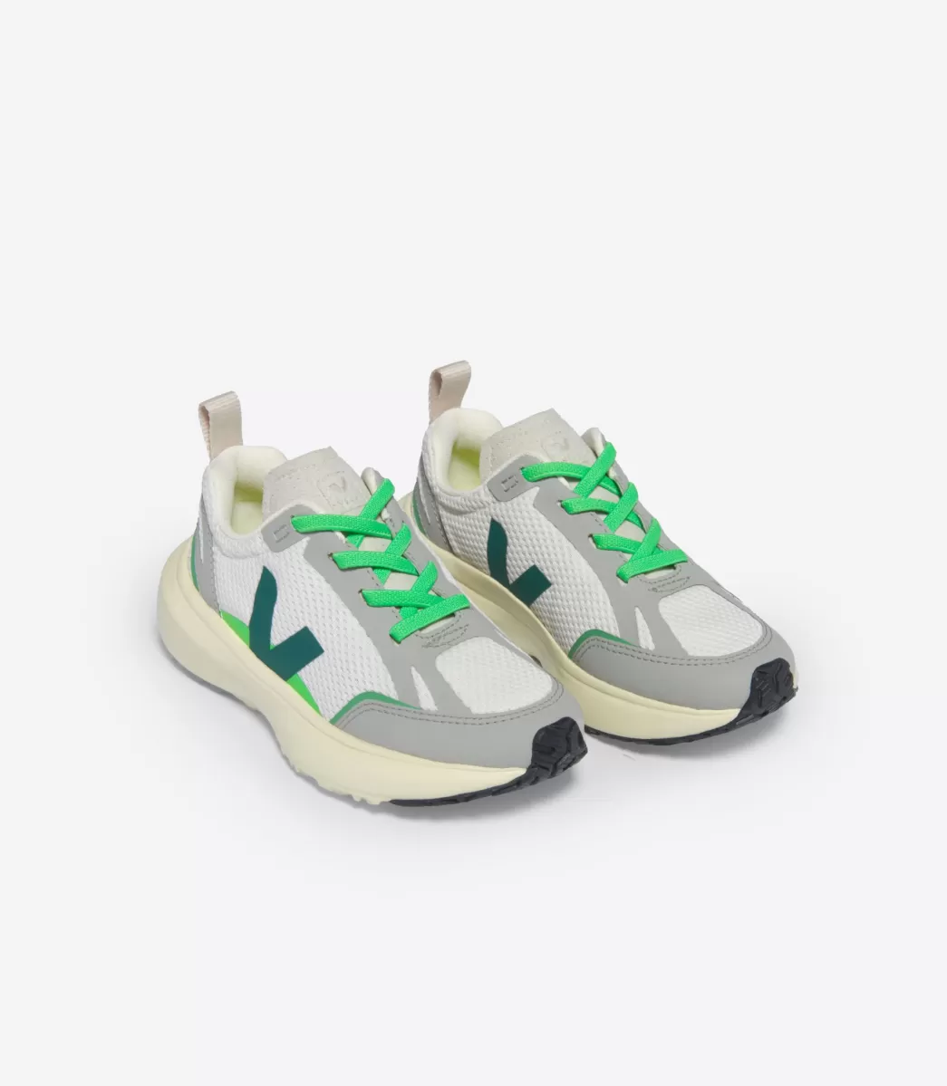 Enfant VEJA Enfant | Vegan<CANARY LIGHT ALVEOMESH GRAVEL BRITTANY