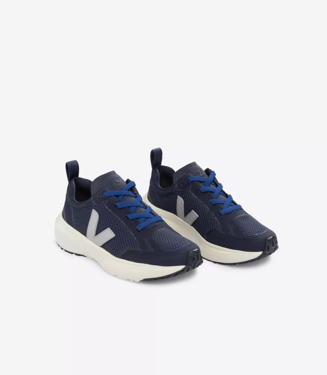 Enfant VEJA Enfant | Vegan<CANARY LIGHT ALVEOMESH NAUTICO OXFORD GREY
