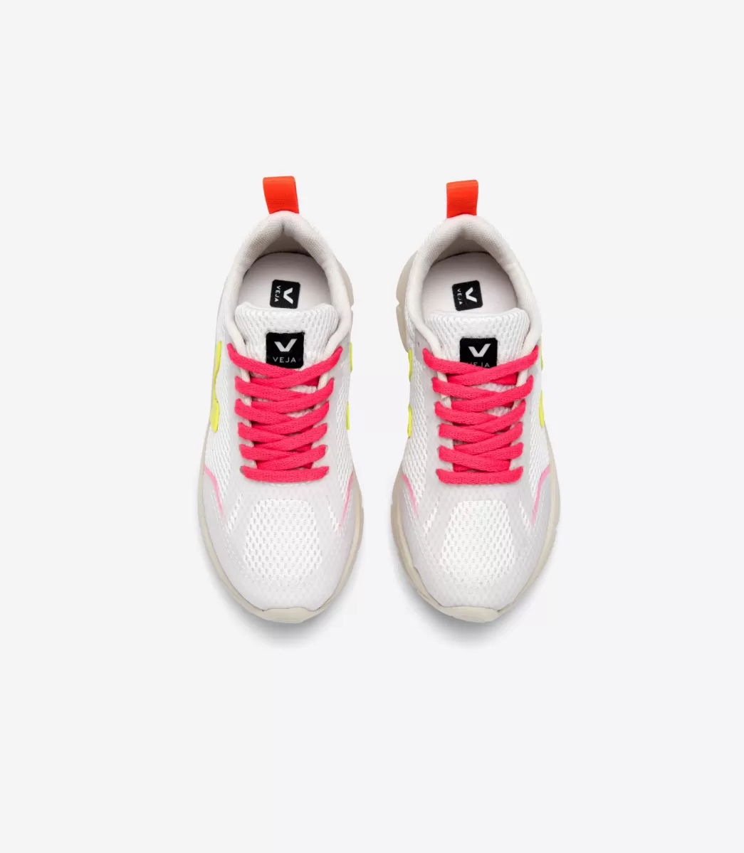 Enfant VEJA Enfants<CANARY X BONTON WHITE JAUNE FLUO CANDY