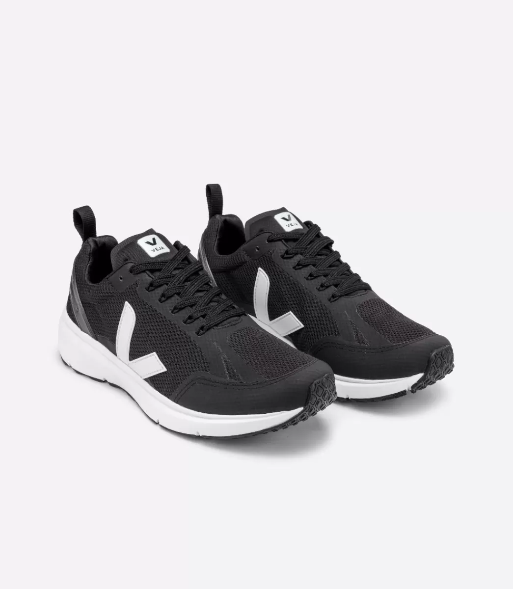 VEJA Adultes<CONDOR 2 ALVEOMESH BLACK WHITE