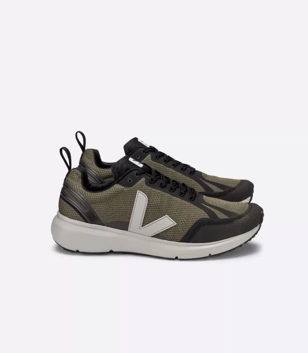 VEJA Adultes<CONDOR 2 ALVEOMESH KAKI OXFORD GREY BLACK