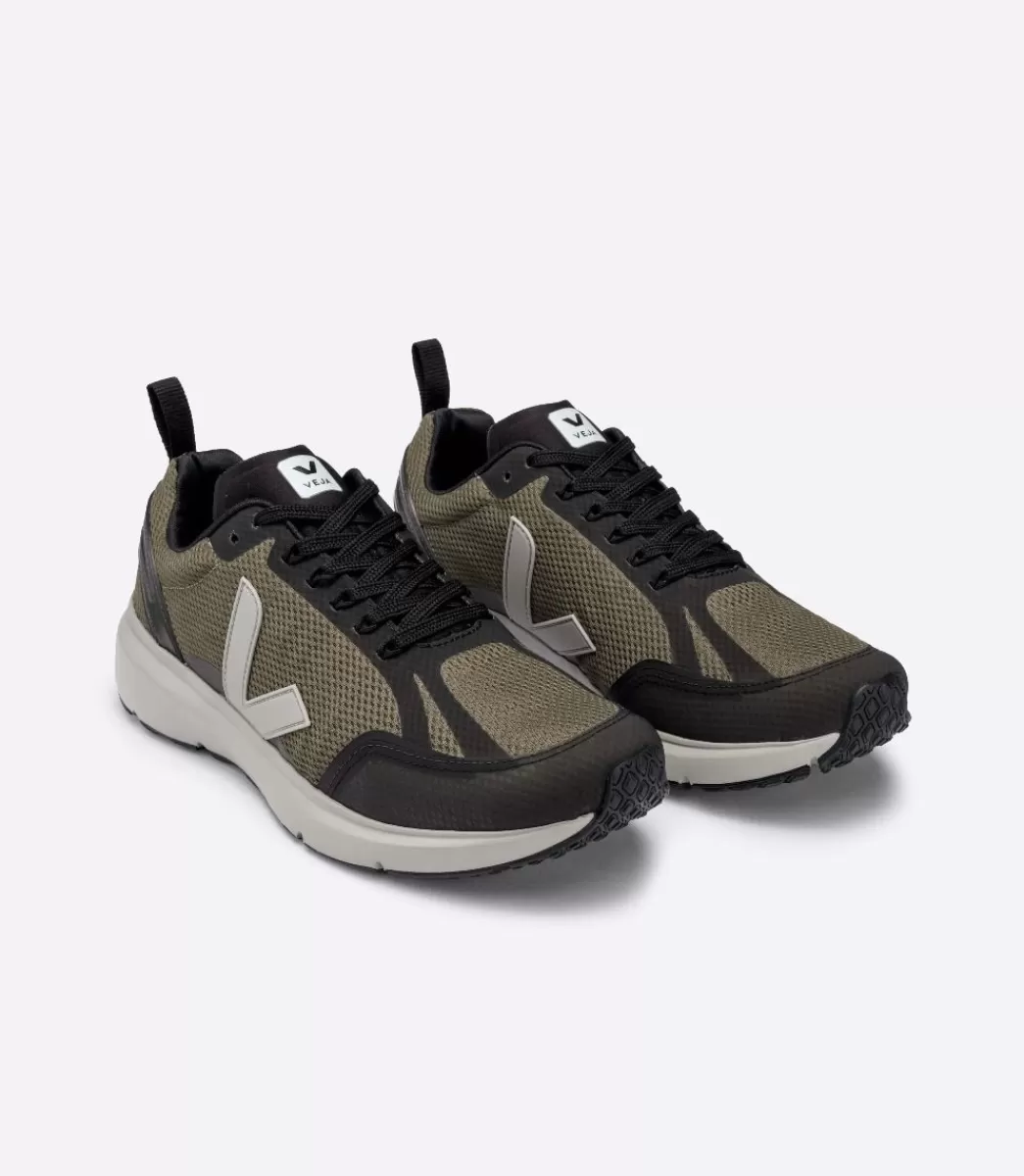 VEJA Adultes<CONDOR 2 ALVEOMESH KAKI OXFORD GREY BLACK