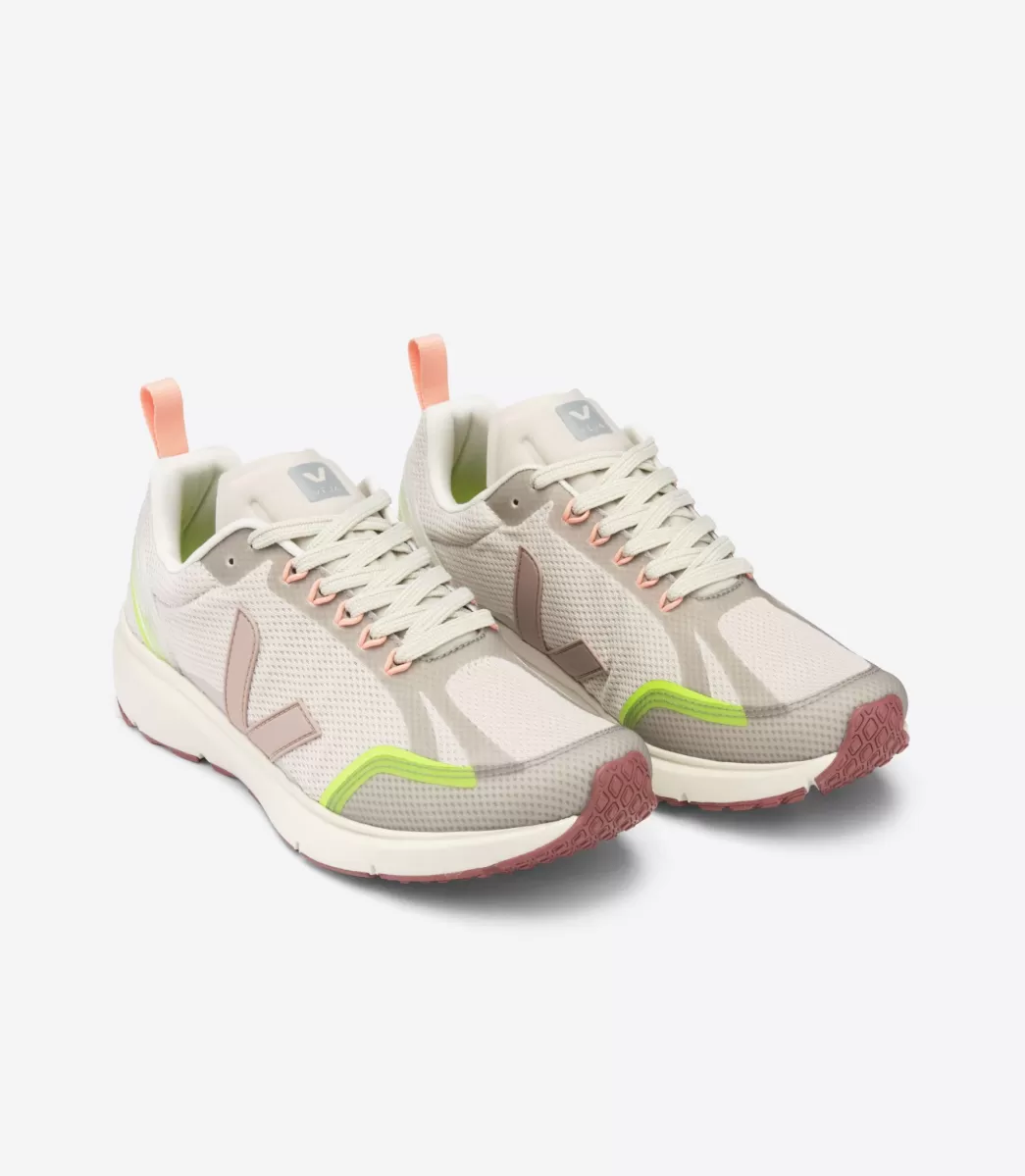 Femme VEJA Adulte | Vegan<CONDOR 2 ALVEOMESH NATURAL BABE JAUNE FLUO