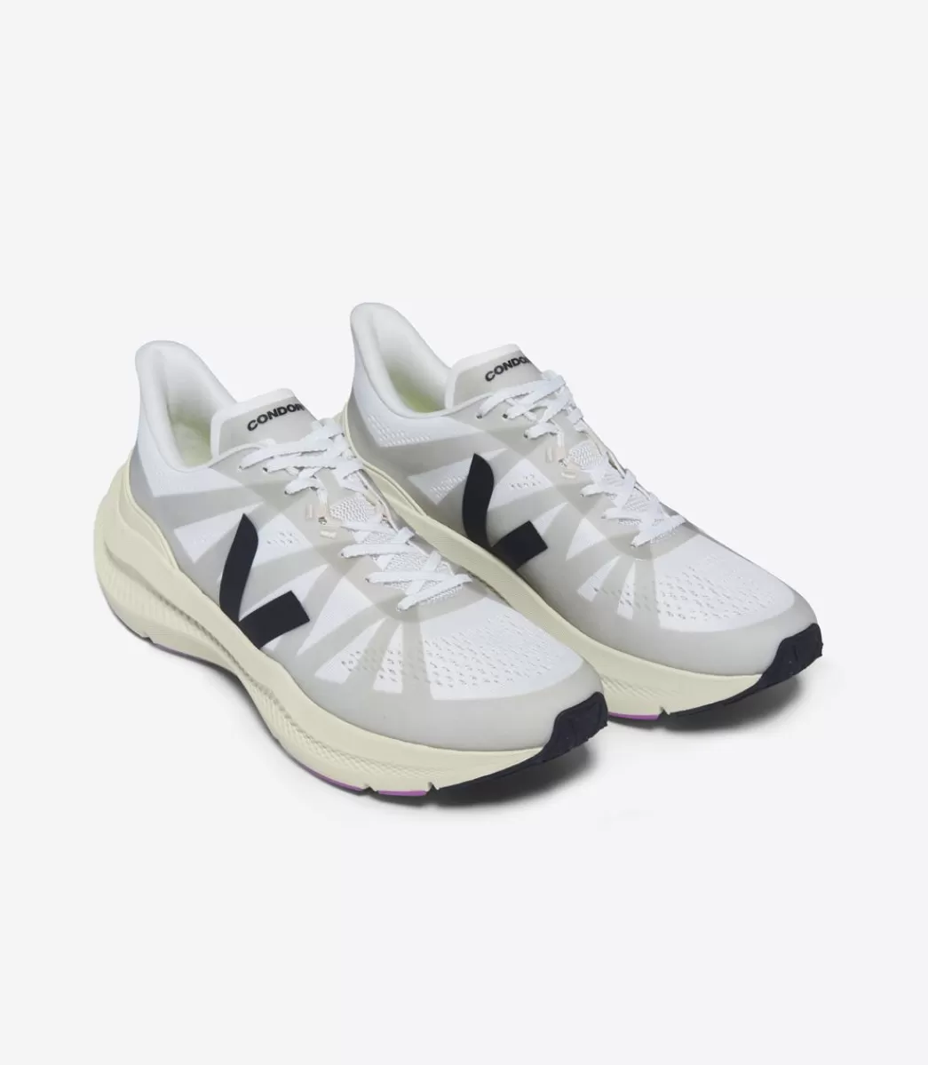 Femme VEJA Road Running | Adulte<CONDOR 3 ENGINEERED-MESH WHITE BLACK