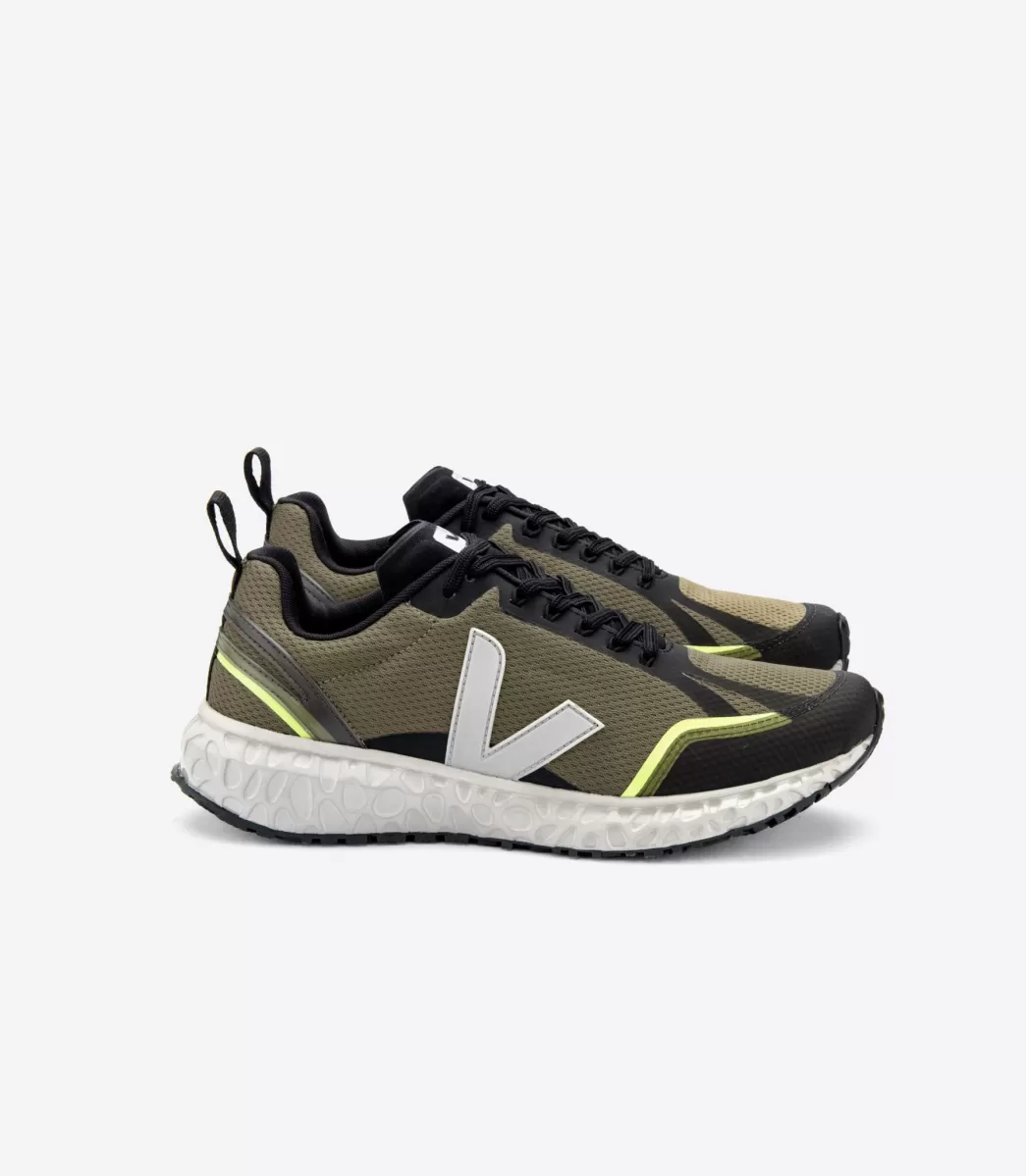 VEJA Adultes<CONDOR MESH KAKI OXFORD GREY SOLE