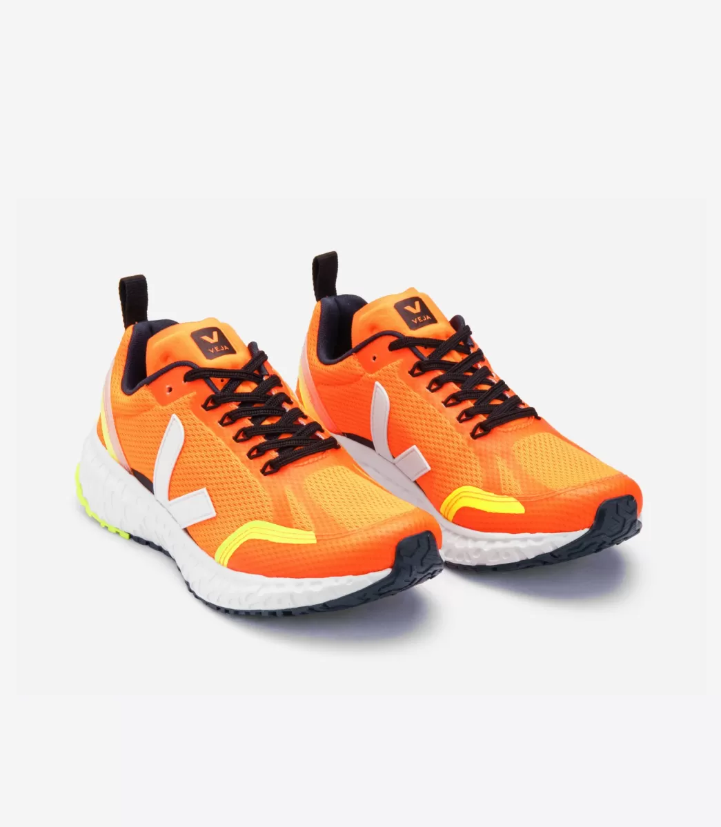 VEJA Adultes<CONDOR MESH NEON ORANGE WHITE
