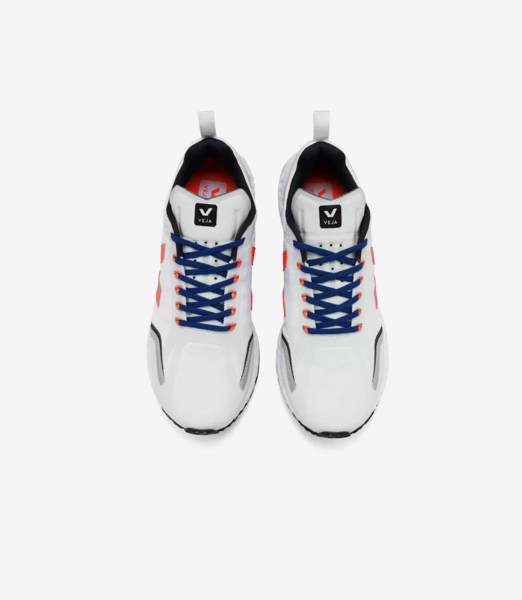 VEJA Adultes<CONDOR MESH WHITE ORANGE FLUO
