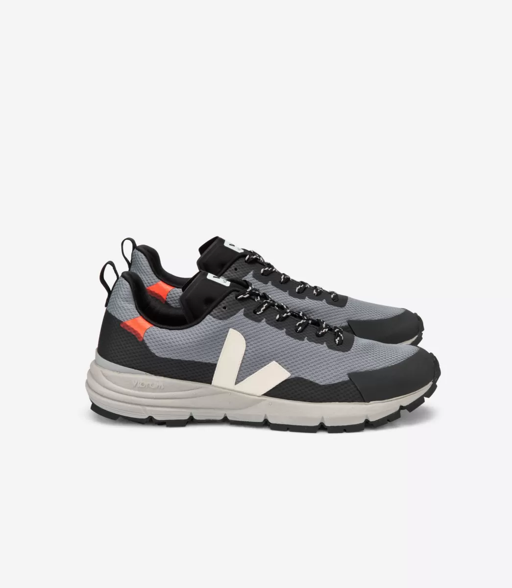 VEJA Adultes<DEKKAN ALVEOMESH CONCRETE PIERRE ORANGE FLUO