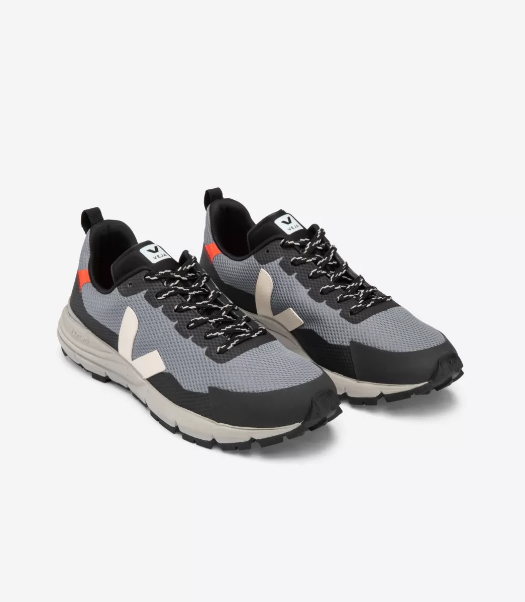 VEJA Adultes<DEKKAN ALVEOMESH CONCRETE PIERRE ORANGE FLUO