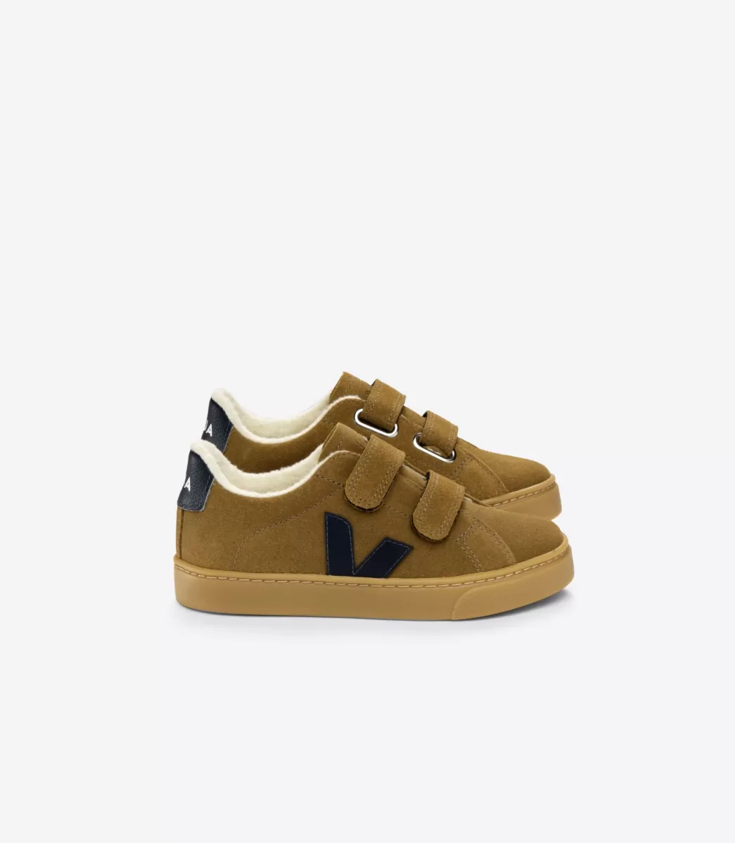 Enfant VEJA Esplar<ESPLAR FURED SUEDE CAMEL NAUTICO
