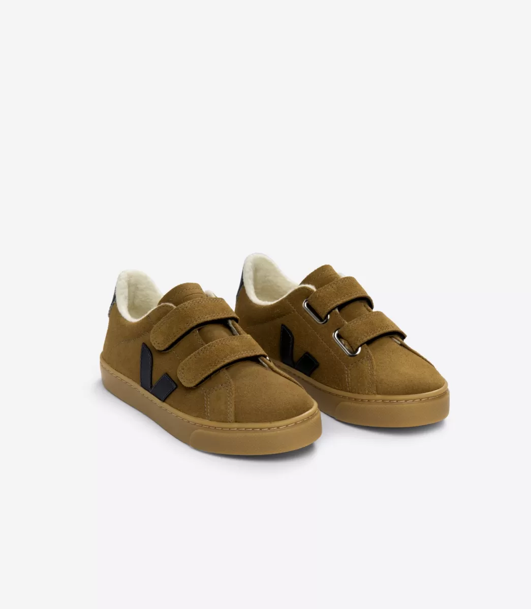 Enfant VEJA Esplar<ESPLAR FURED SUEDE CAMEL NAUTICO
