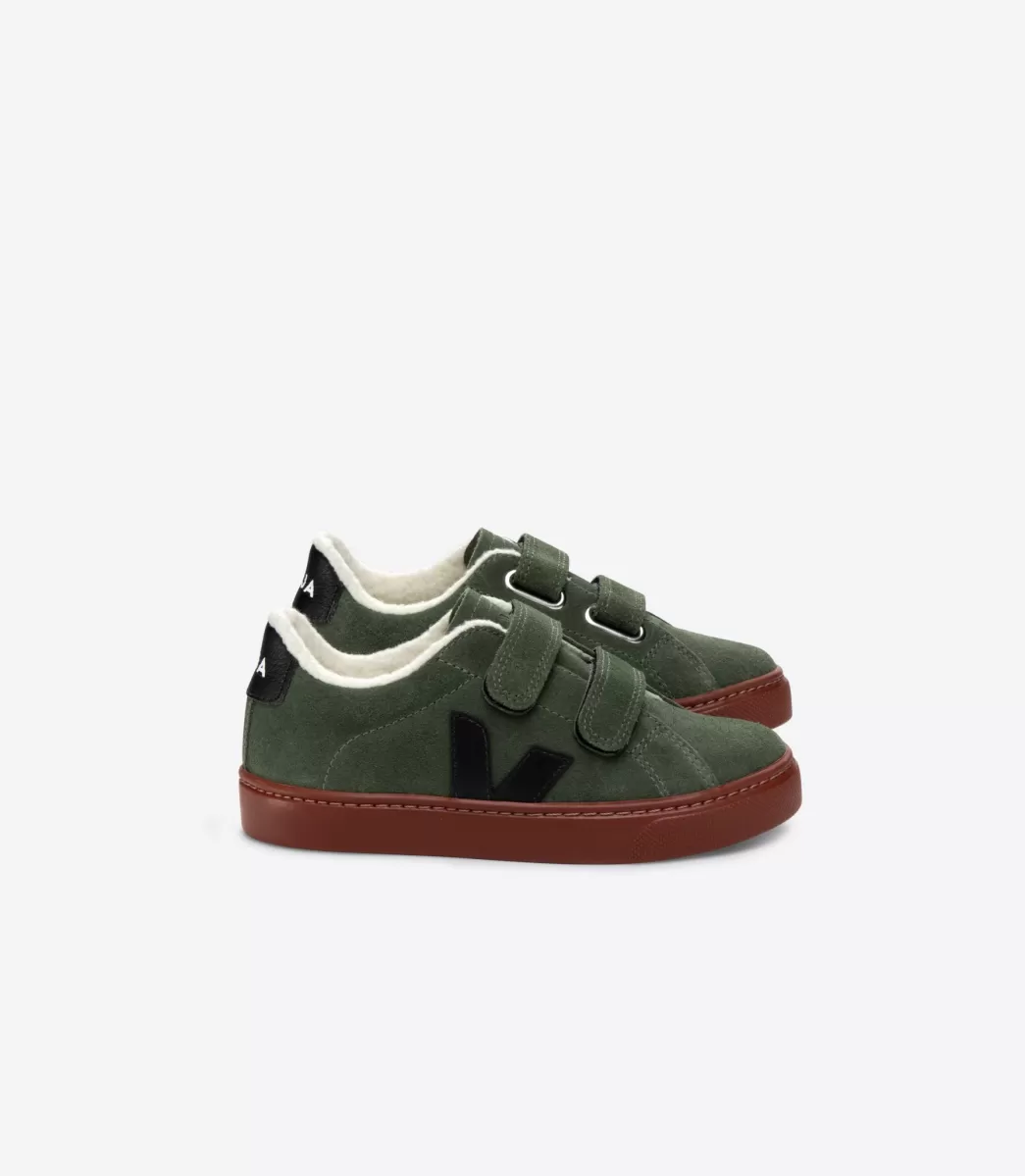 Enfant VEJA Esplar<ESPLAR FURED SUEDE MUD BLACK