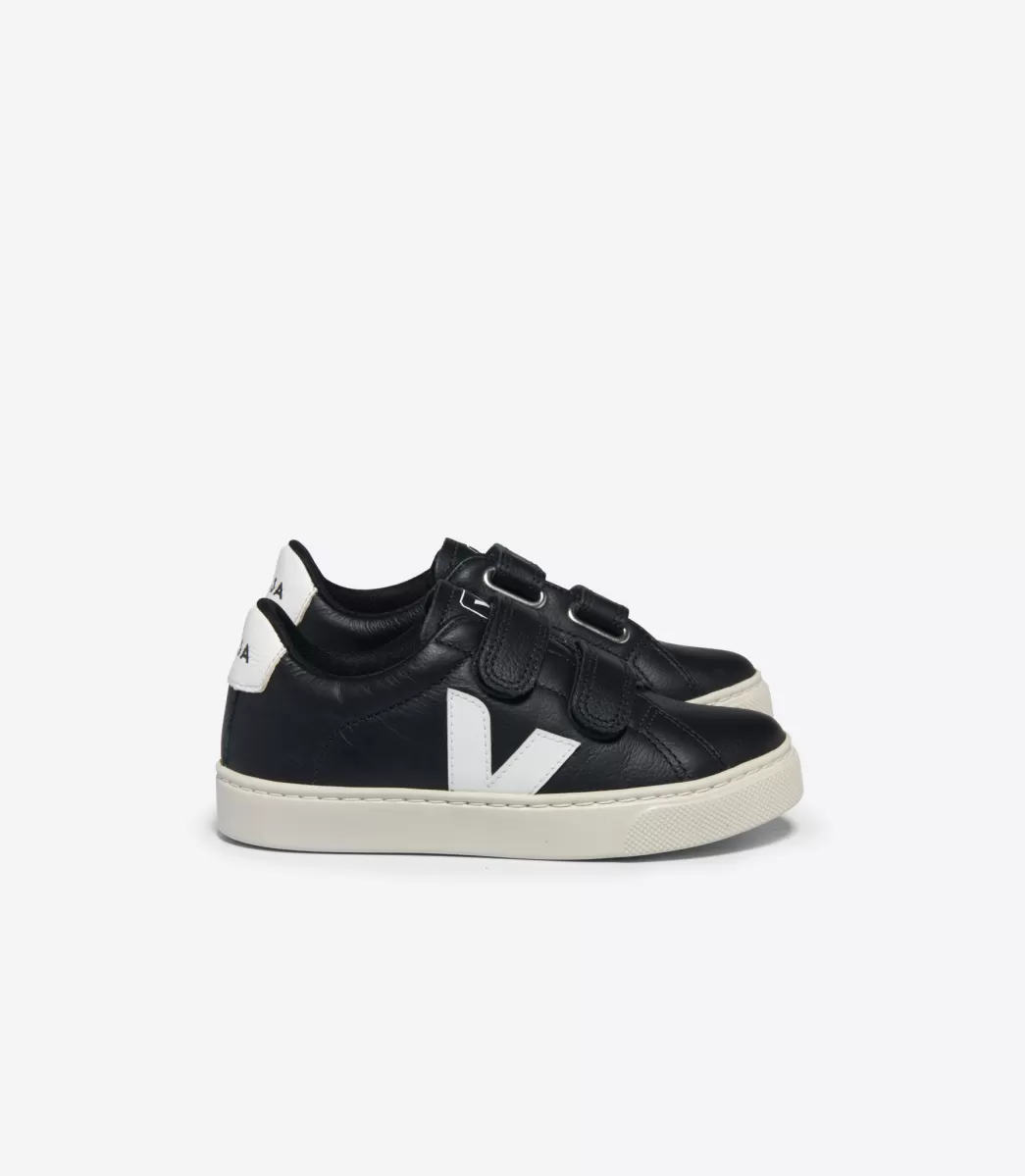 Enfant VEJA Esplar<ESPLAR LEATHER BLACK WHITE