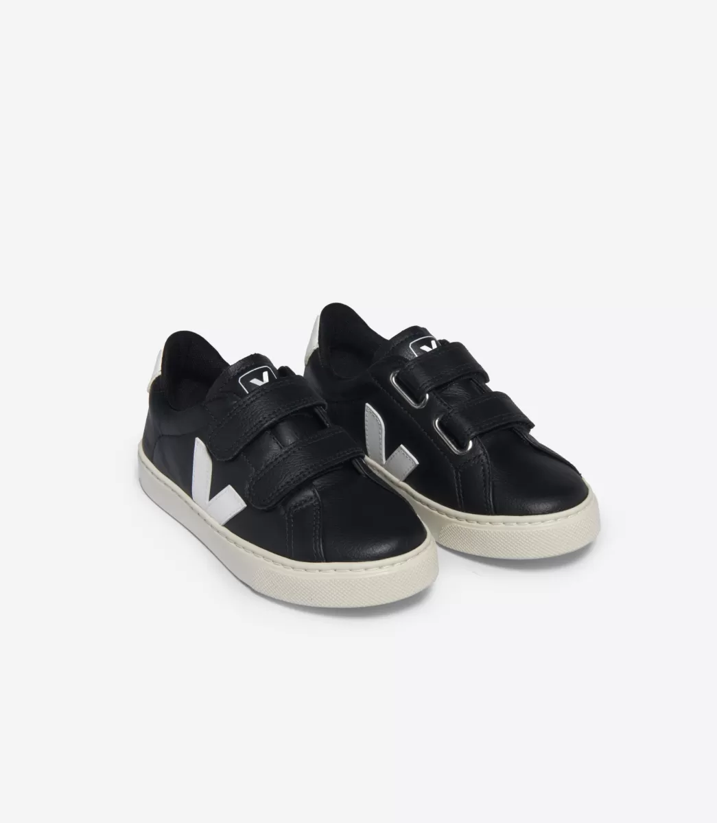 Enfant VEJA Esplar<ESPLAR LEATHER BLACK WHITE