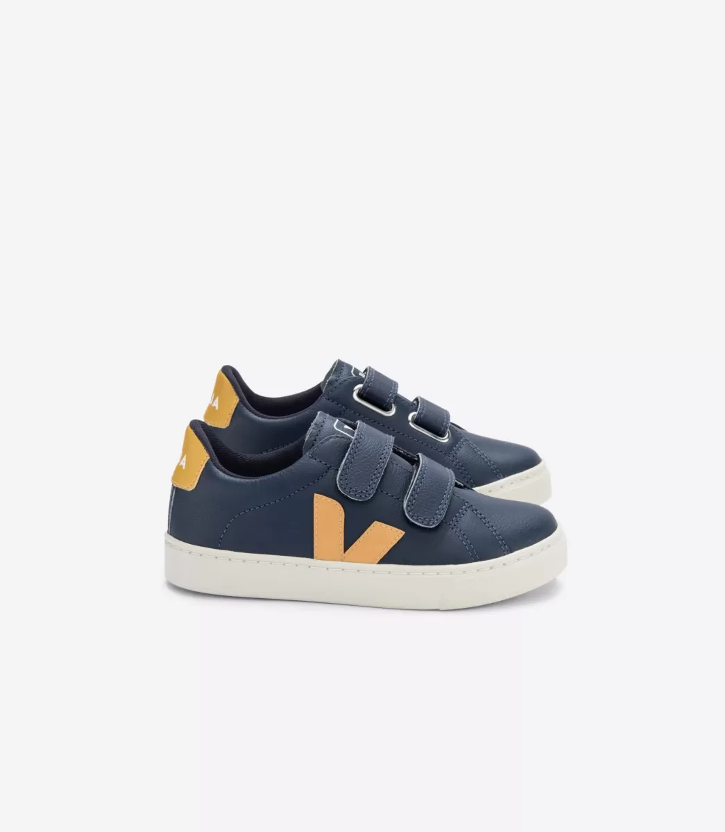 Enfant VEJA Esplar<ESPLAR LEATHER NAUTICO MOUTARDE