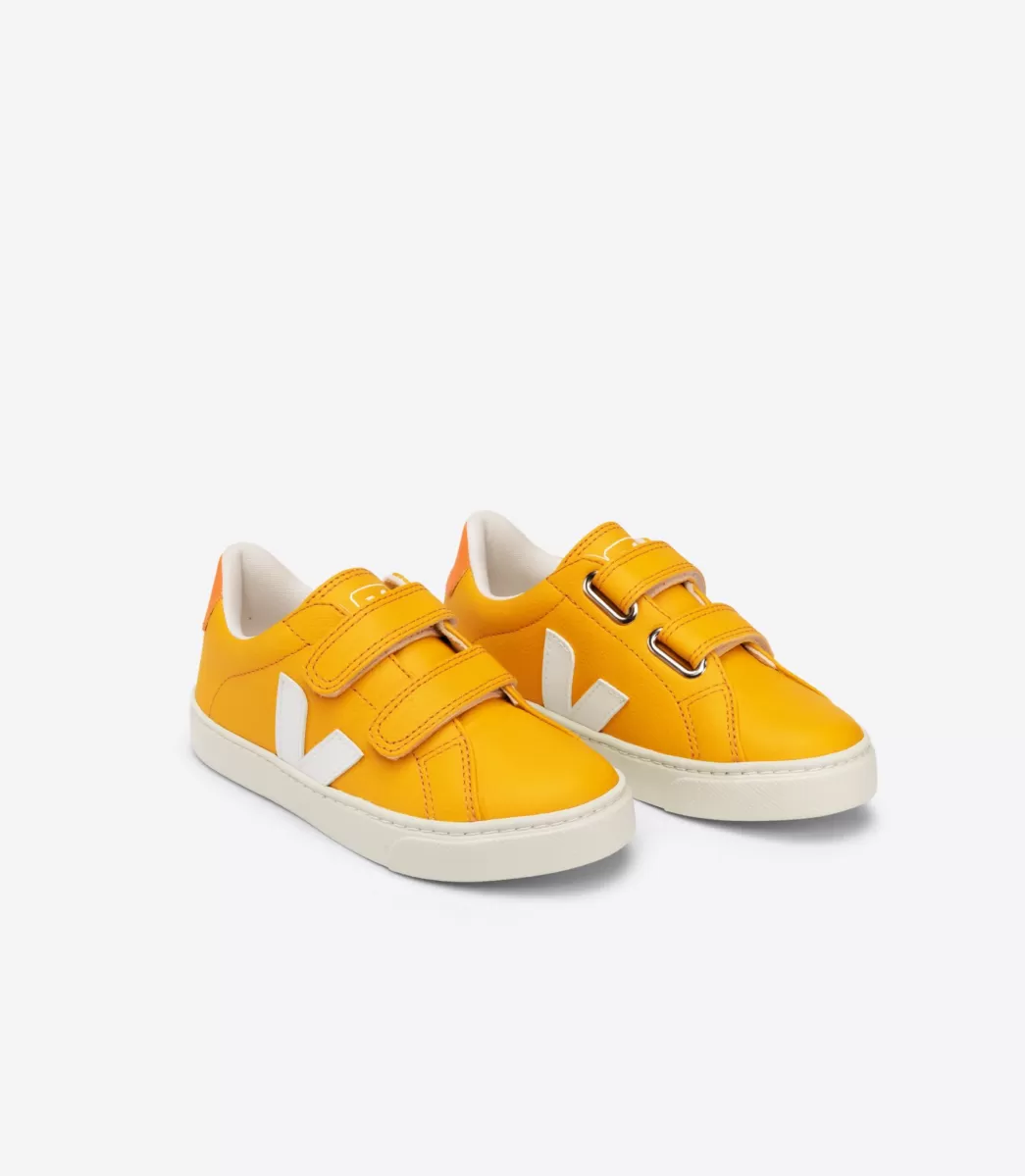 Enfant VEJA Esplar<ESPLAR LEATHER OURO WHITE