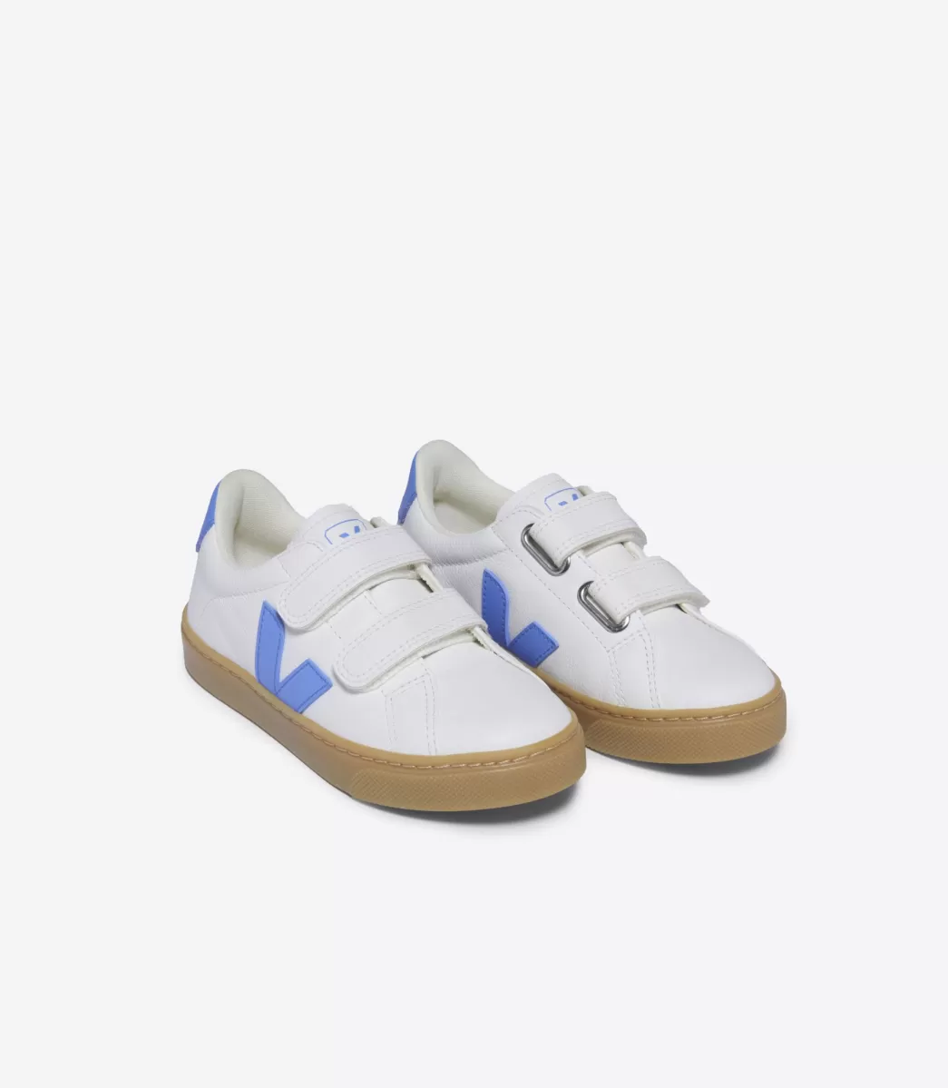 Enfant VEJA Esplar<ESPLAR LEATHER WHITE AQUA NATURAL