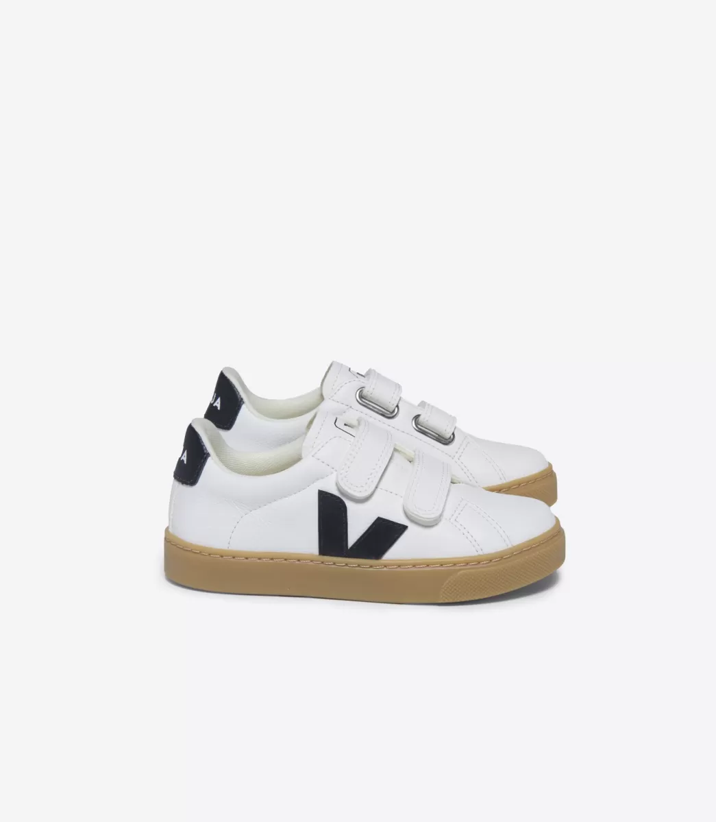 Enfant VEJA Esplar<ESPLAR LEATHER WHITE BLACK NATURAL