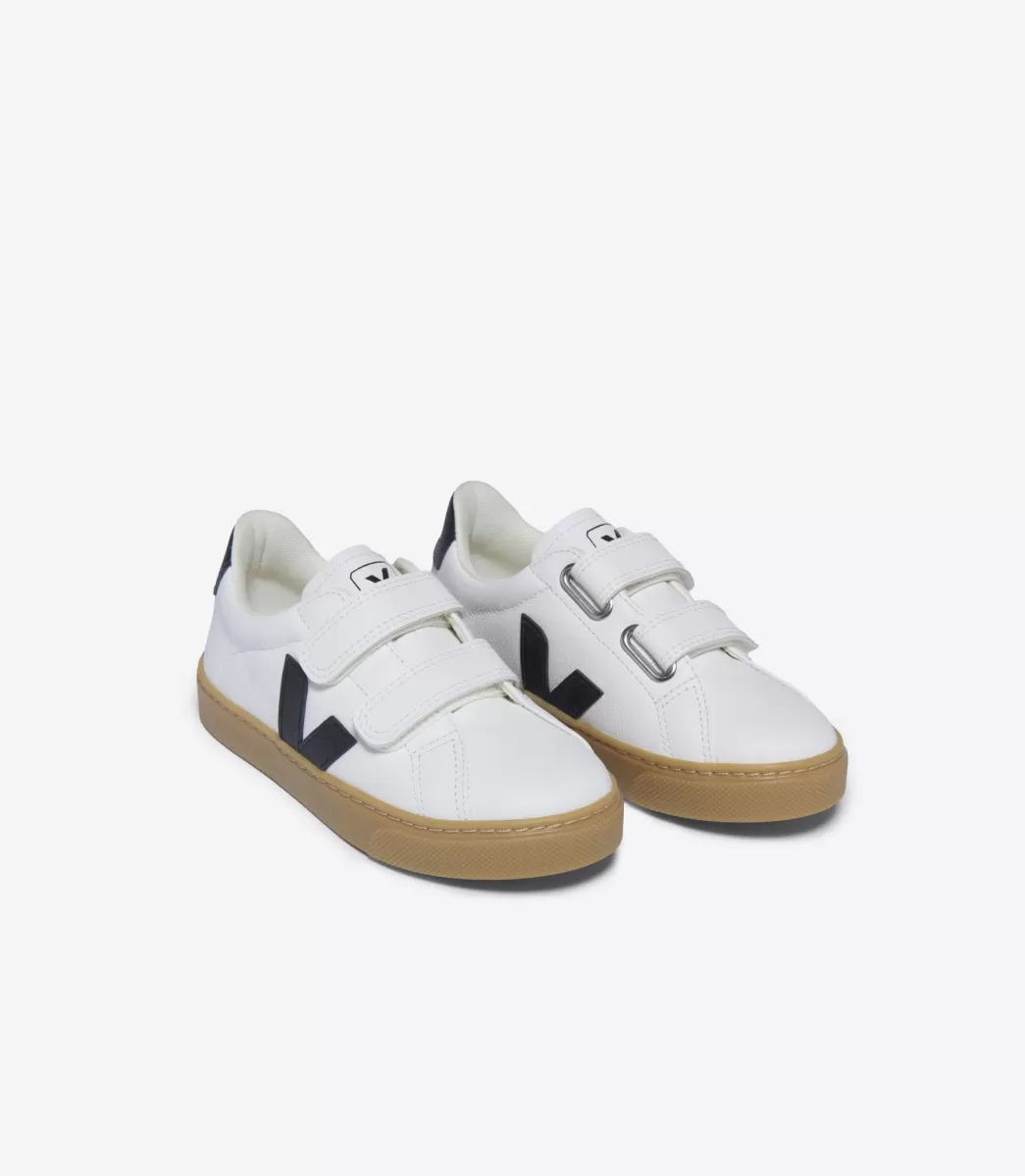 Enfant VEJA Esplar<ESPLAR LEATHER WHITE BLACK NATURAL