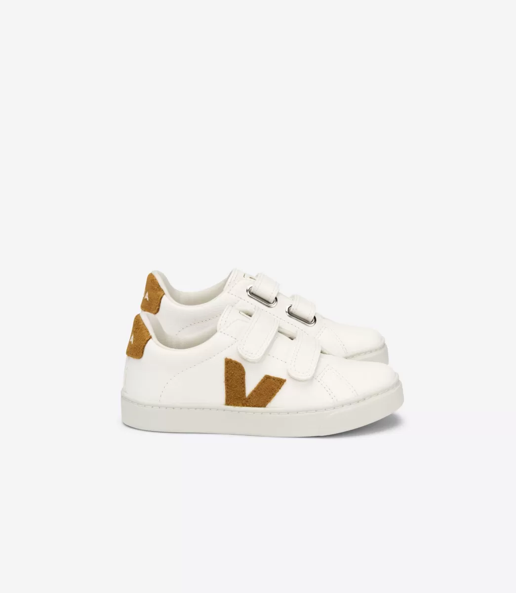 Enfant VEJA Esplar<ESPLAR LEATHER WHITE CAMEL