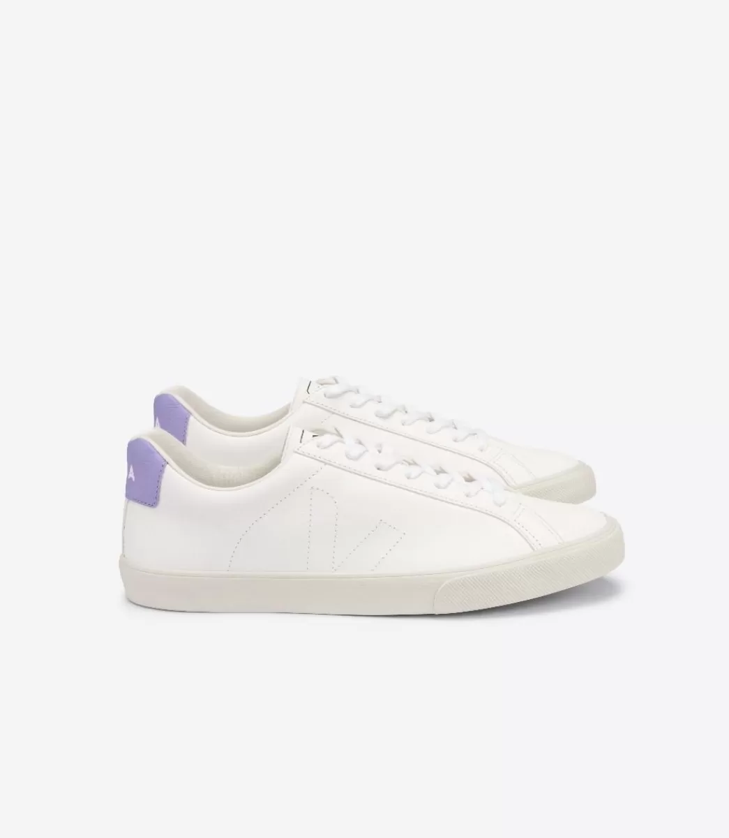 VEJA Adultes<ESPLAR LEATHER WHITE LAVANDE