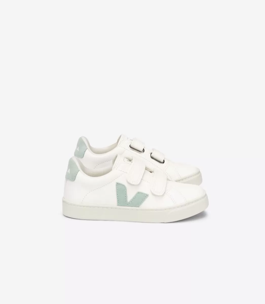 Enfant VEJA Esplar<ESPLAR LEATHER WHITE MATCHA