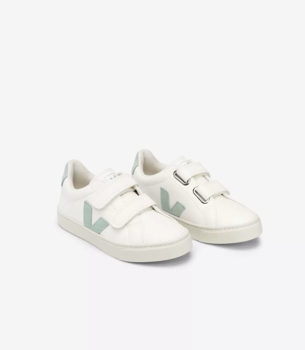 Enfant VEJA Esplar<ESPLAR LEATHER WHITE MATCHA
