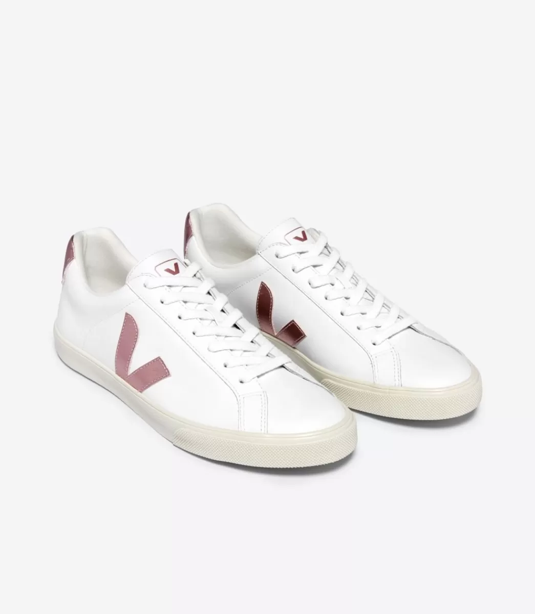 Femme VEJA Esplar<ESPLAR LEATHER WHITE NACRE