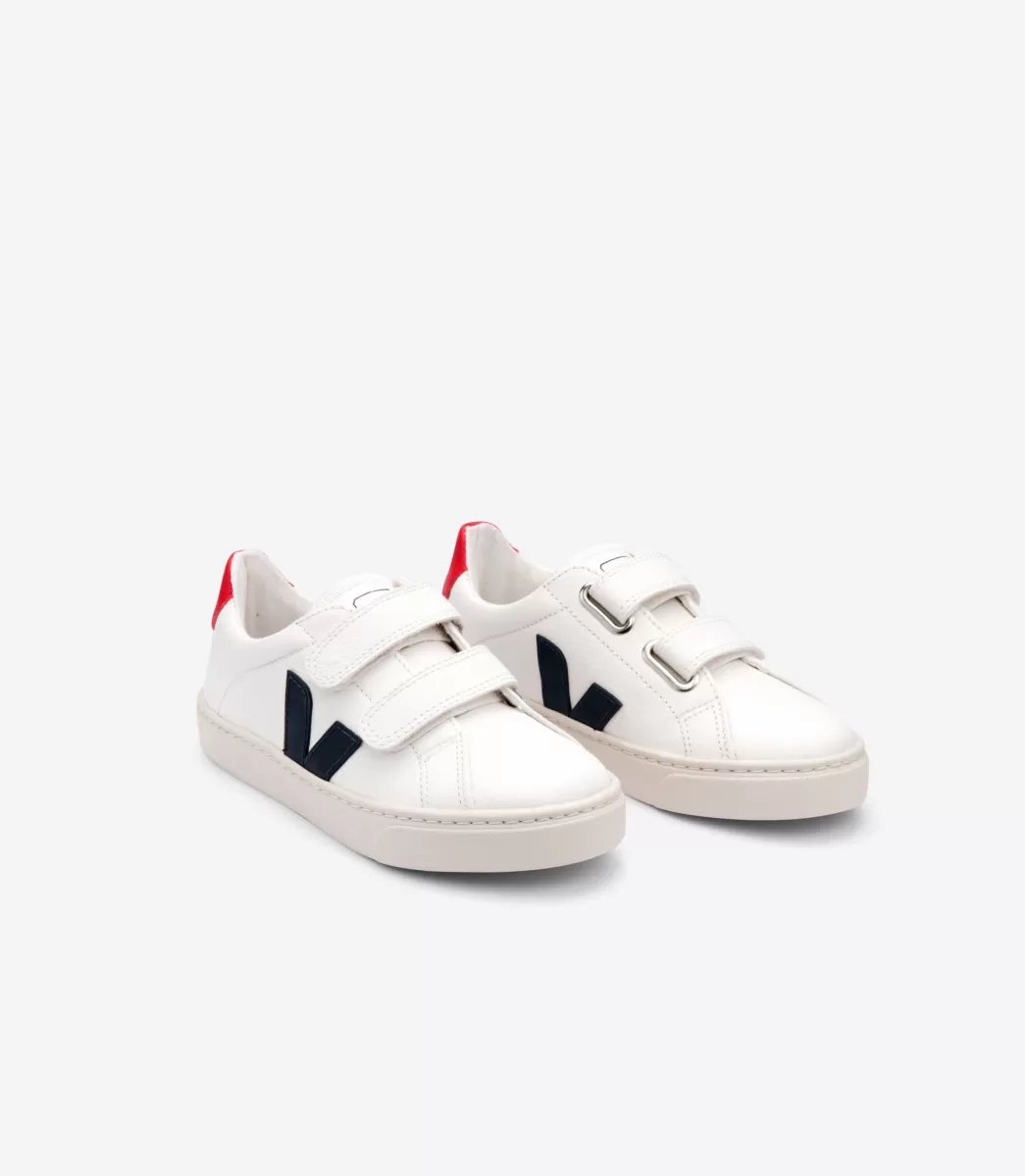 Enfant VEJA Esplar<ESPLAR LEATHER WHITE NAUTICO PEKIN