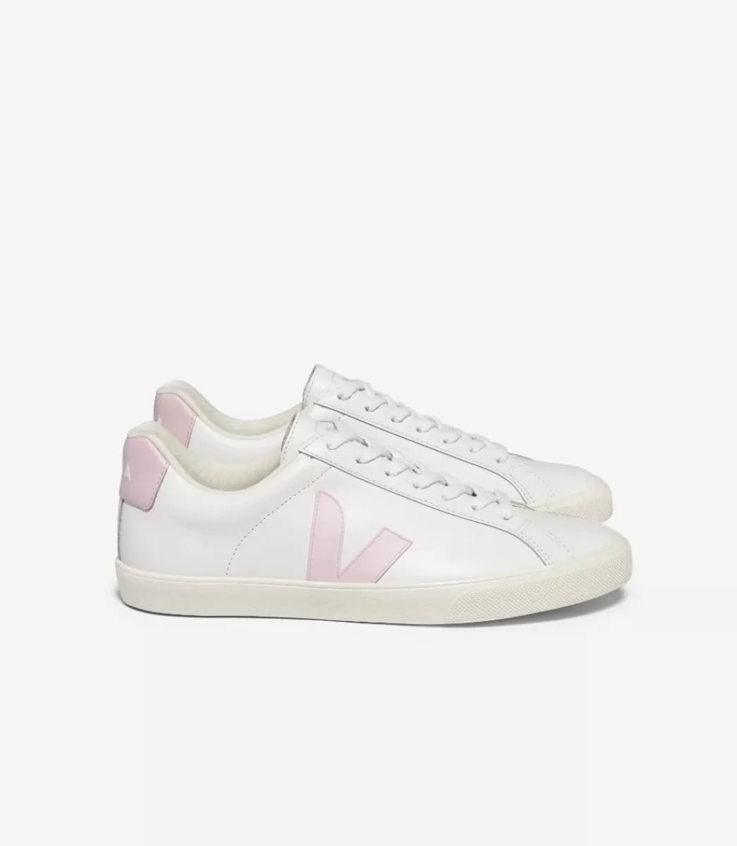 VEJA Adultes<ESPLAR LEATHER WHITE PETALE