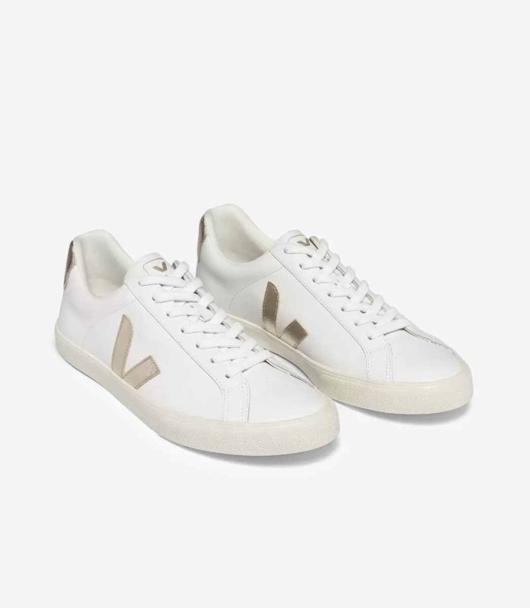 Femme VEJA Esplar<ESPLAR LEATHER WHITE PLATINE
